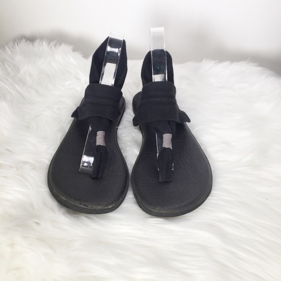Sanuk Sandals Black Size 40